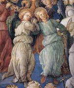 Fra Filippo Lippi Details of The Coronation of the Virgin painting